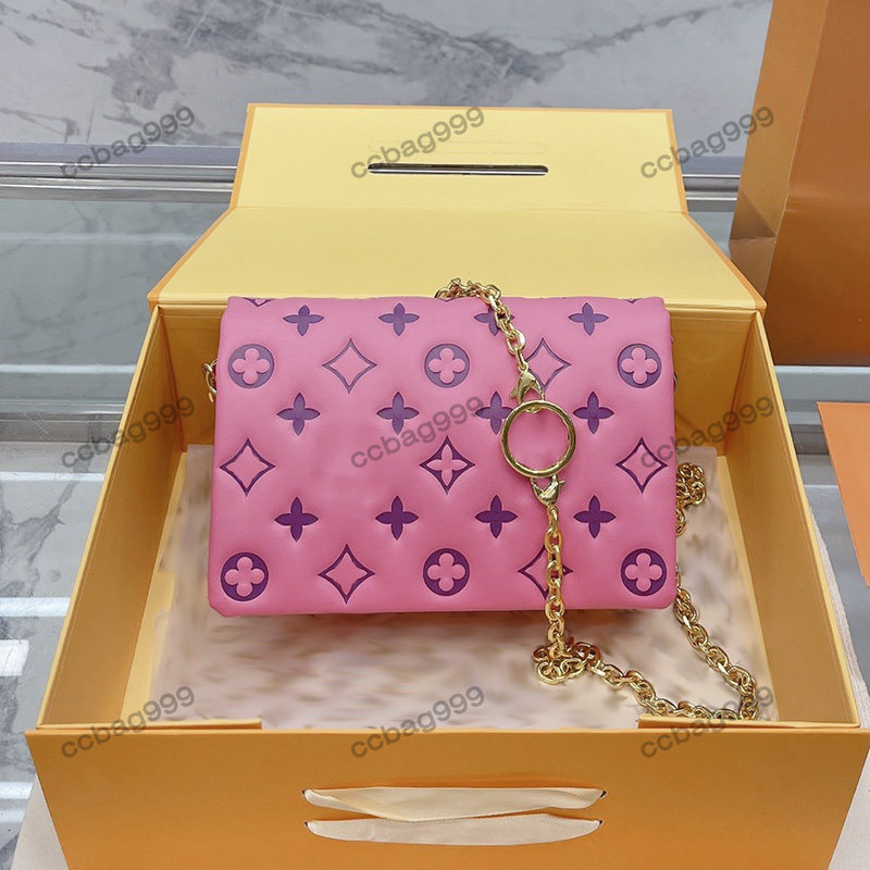 Womens 2023 Lambskion Leather Pochette Coussin Bags Metal Hardware Embossed Luxury Handbags Clutch Bags Designer Wallet Crossbody Shoulder Totes Purse 20x15cm, Box
Womens 2023 Lambskion Leather Pochette Coussin Bags Metal Hardware Embossed Luxury Handbags Clutch Bags Designer Wallet Crossbody Shoulder Totes Purse 20x15cm, Box
