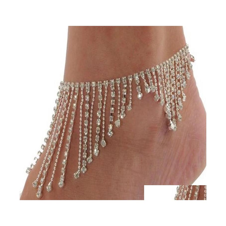 Anklets Bridal Anklet Foot Jewelry Beach Wedding White Crystal Rhinestones Butterfly For Women Fashion Drop Delivery Otkdx
Anklets Bridal Anklet Foot Jewelry Beach Wedding White Crystal Rhinestones Butterfly For Women Fashion Drop Delivery Otkdx