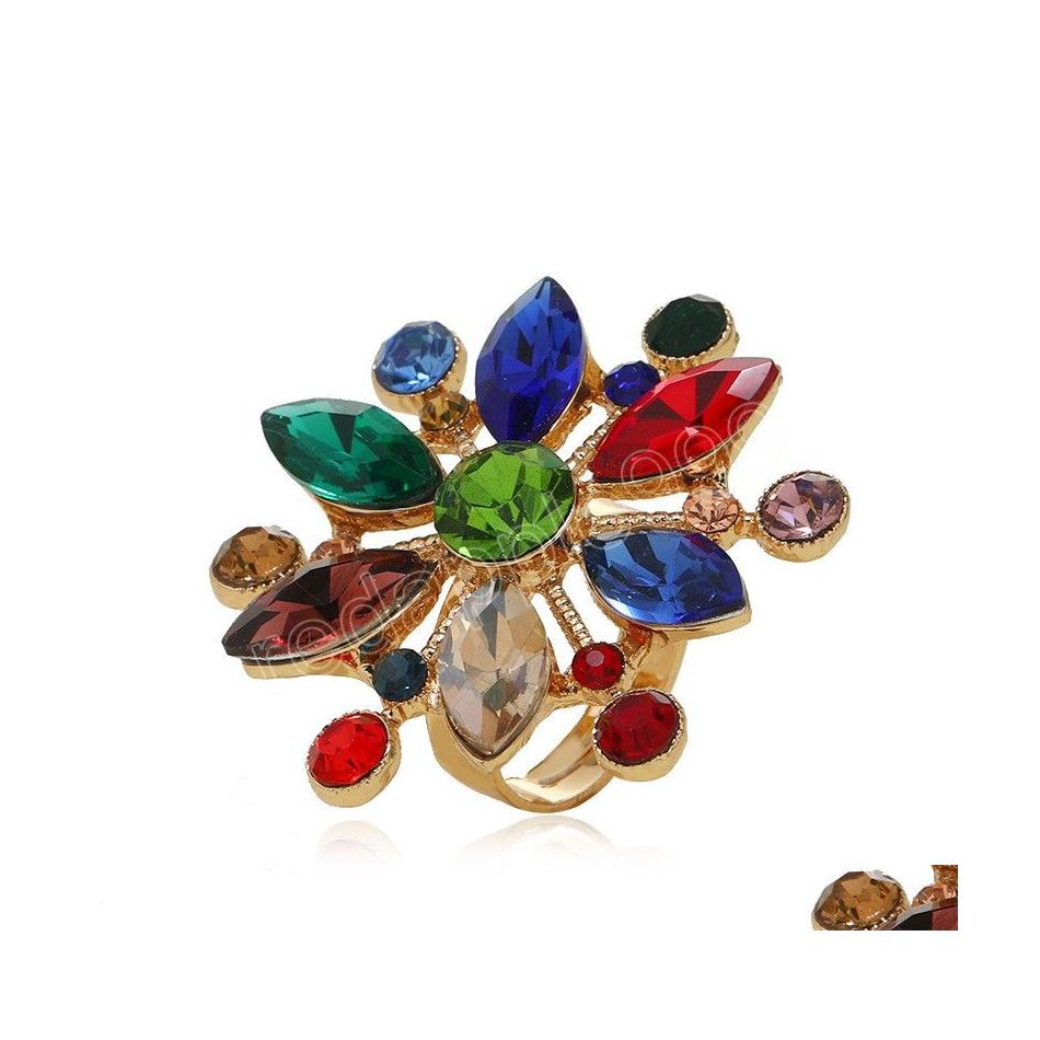 Band Rings Luxury Mticolors Big Green Crystal Flower Ring For Women Bridal Wedding Engagement Party Jewelry Birthday Gift Drop Delive Dhqkh
Band Rings Luxury Mticolors Big Green Crystal Flower Ring For Women Bridal Wedding Engagement Party Jewelry Birthday Gift Drop Delive Dhqkh