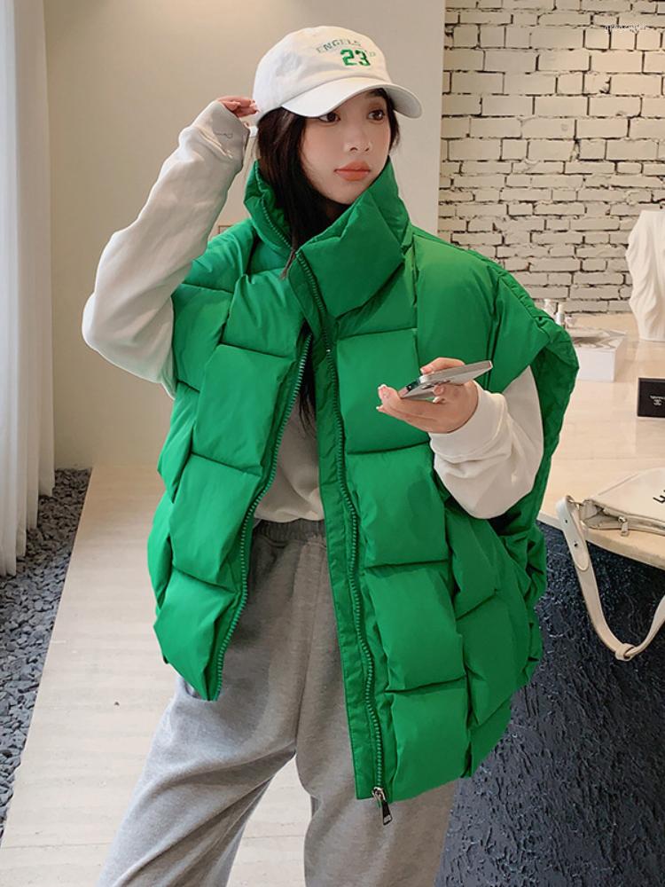 Women's Vests Streetwear Fashion Casual Weave Pakra Stand Collar Zipper Loose Sleeveless Jacket Autumn Winter Korean Harajuku Coats, Black
Women's Vests Streetwear Fashion Casual Weave Pakra Stand Collar Zipper Loose Sleeveless Jacket Autumn Winter Korean Harajuku Coats, Black