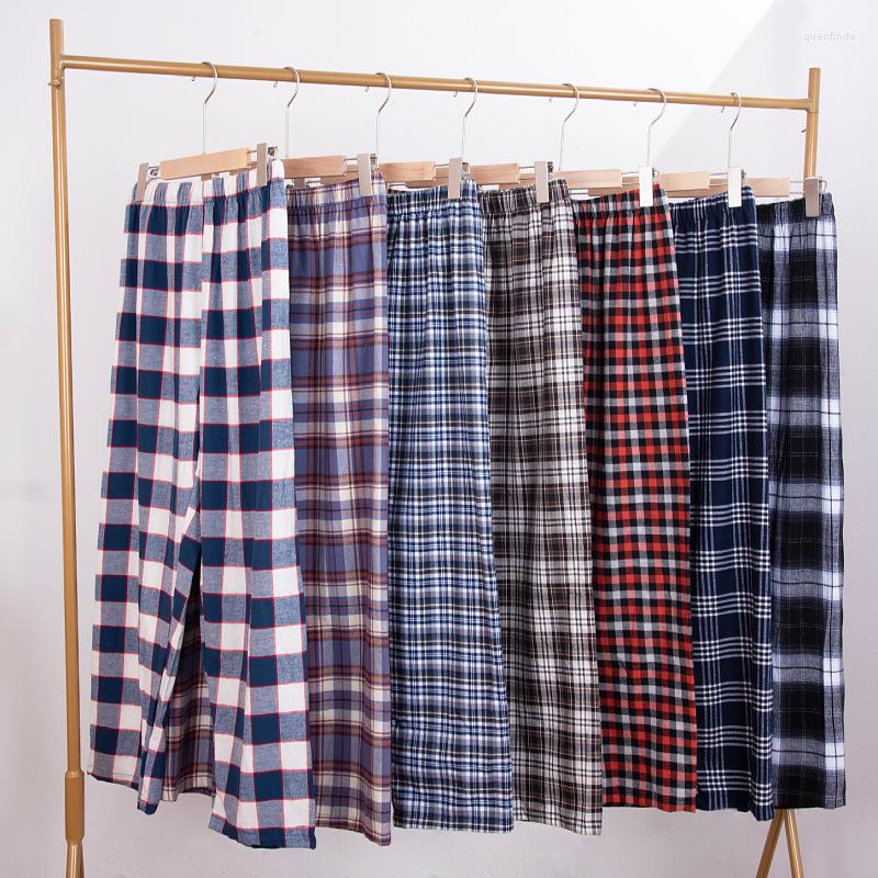 Men's Sleepwear Pajama Pants Men's All Cotton Plaid Linen Trousers Loose Fitting Household Homeweawr, Hongge
Men's Sleepwear Pajama Pants Men's All Cotton Plaid Linen Trousers Loose Fitting Household Homeweawr, Hongge