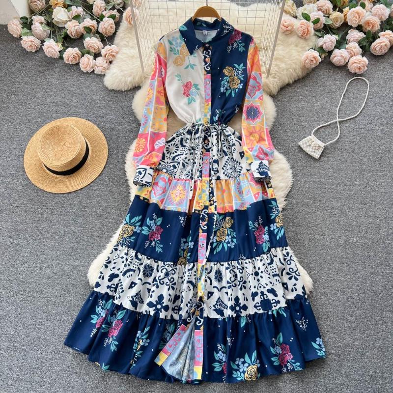 Casual Dresses Clothland Women Ins Shirt Dress Long Sleeve Elastic Band Drawstring A Line Ankle Length Vestido Maxi QB466, Picture shown
Casual Dresses Clothland Women Ins Shirt Dress Long Sleeve Elastic Band Drawstring A Line Ankle Length Vestido Maxi QB466, Picture shown