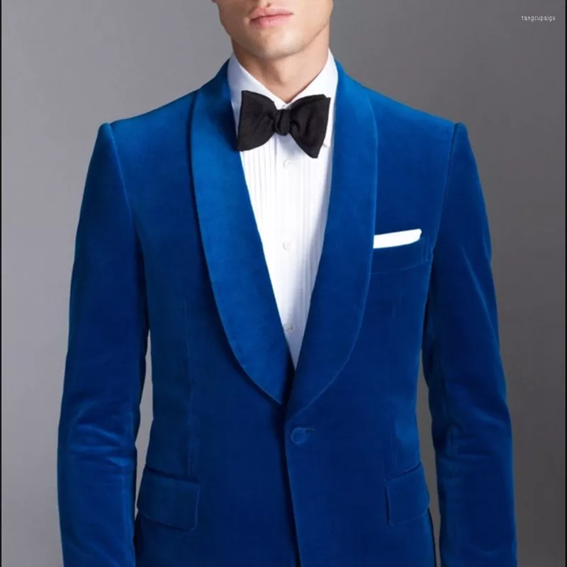 Men's Suits 2023 Royal Blue Velvet Shawl Lapel Formal Custom Groom Wedding For Men Slim Fit 2 Pieces Terno Latest Coat Pant Designs, Color1
Men's Suits 2023 Royal Blue Velvet Shawl Lapel Formal Custom Groom Wedding For Men Slim Fit 2 Pieces Terno Latest Coat Pant Designs, Color1