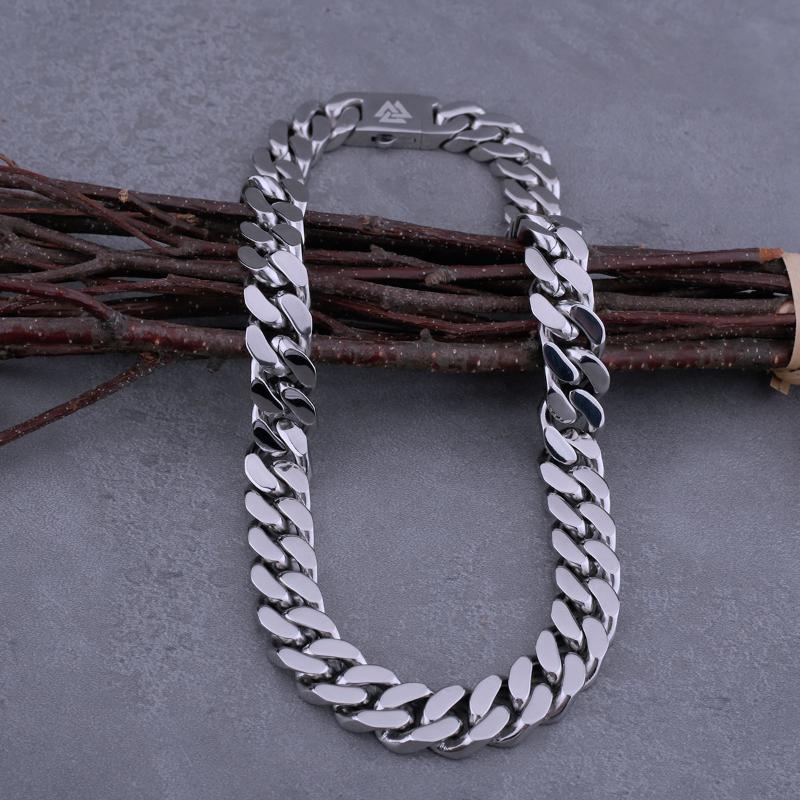 Chains Hip Hop Cuban Chain Cast Men's Necklace Stainless Steel Fine Polished Four Sides Cut Boyfriend Couple Gift WholesaleChains
Chains Hip Hop Cuban Chain Cast Men's Necklace Stainless Steel Fine Polished Four Sides Cut Boyfriend Couple Gift WholesaleChains