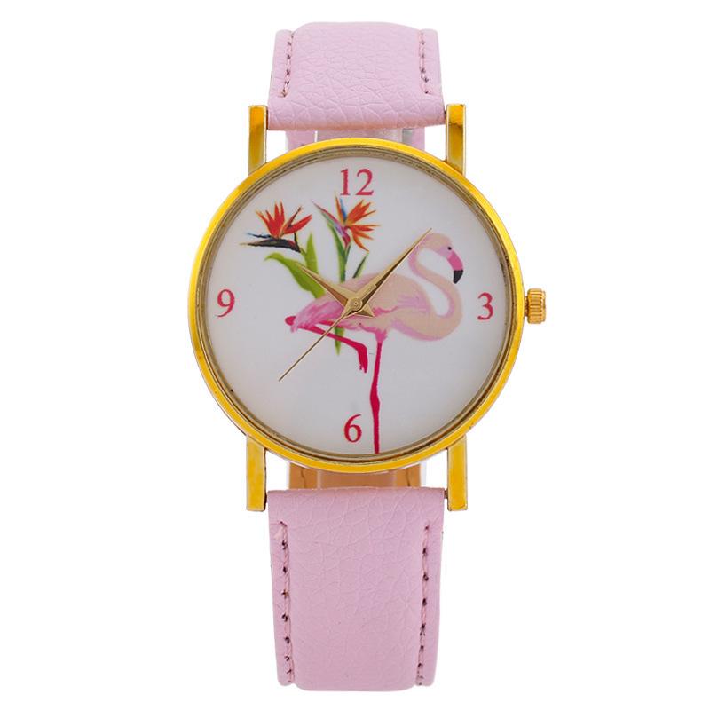 Wristwatches Net Red Pink Flamingo Ultra Thin Women's Watch Quartz Manufacturer Spot Wholesale One Replacement, See chart
Wristwatches Net Red Pink Flamingo Ultra Thin Women's Watch Quartz Manufacturer Spot Wholesale One Replacement, See chart