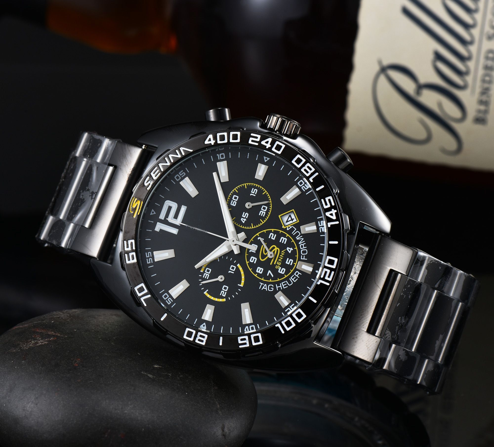 40mm Men Watches Band tag heuerity Automatic Menchanical Movement Stainless Steel Sapphire Glass, Split
40mm Men Watches Band tag heuerity Automatic Menchanical Movement Stainless Steel Sapphire Glass, Split