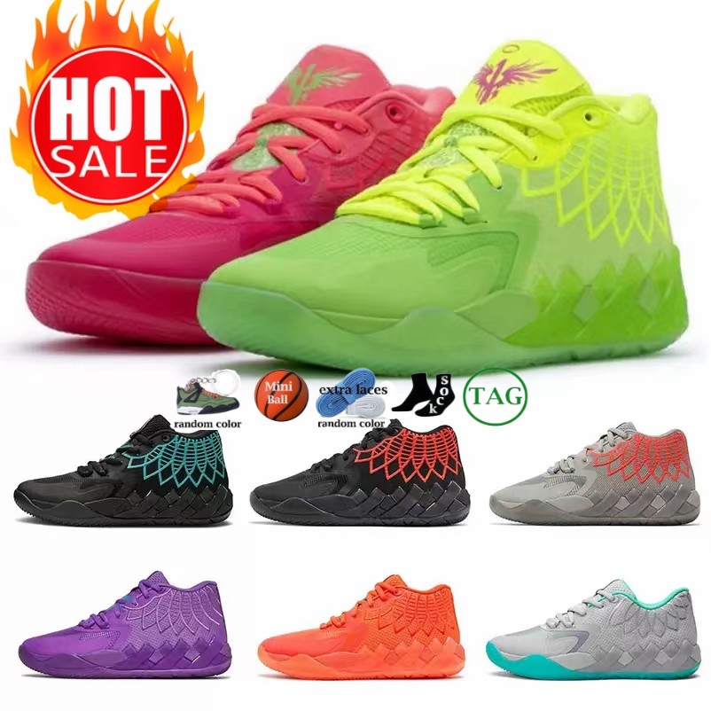 OG LaMelo Ball 1 MB.01 Men Basketball Shoes Sneaker Black Blast Buzz City LO UFO Not From Here Queen City Rick and Morty Rock Ridge Red Mens Trainers Sports Sneakers 40-46, Color#5 
OG LaMelo Ball 1 MB.01 Men Basketball Shoes Sneaker Black Blast Buzz City LO UFO Not From Here Queen City Rick and Morty Rock Ridge Red Mens Trainers Sports Sneakers 40-46, Color#5