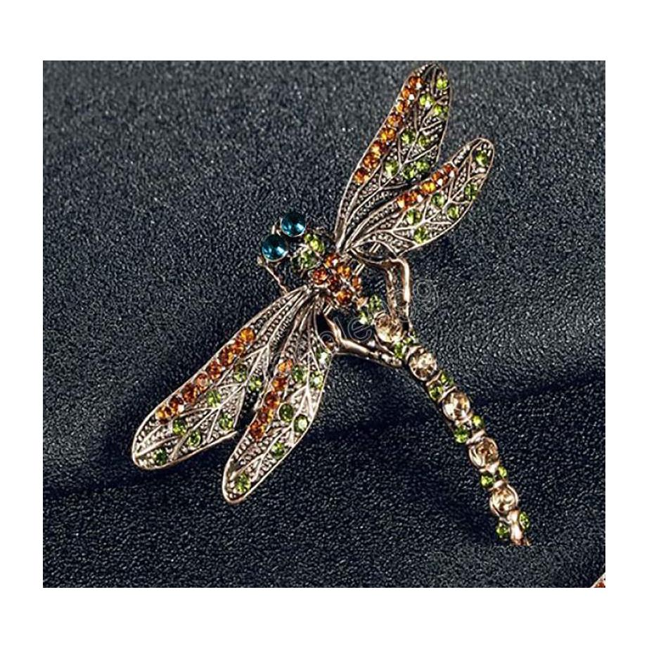 Pins Brooches Crystal Vintage Dragonfly For Women Large Insect Brooch Pin Fashion Dress Coat Accessories Cute Jewelry Drop Delivery Dhkjy
Pins Brooches Crystal Vintage Dragonfly For Women Large Insect Brooch Pin Fashion Dress Coat Accessories Cute Jewelry Drop Delivery Dhkjy