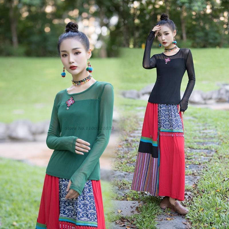 Ethnic Clothing 2023 Woman Chinese Vintage Blouse National Flower Embroidery Cheongsam Tops Oriental Retro Mesh Shirts Elegant Tang Suit
Ethnic Clothing 2023 Woman Chinese Vintage Blouse National Flower Embroidery Cheongsam Tops Oriental Retro Mesh Shirts Elegant Tang Suit