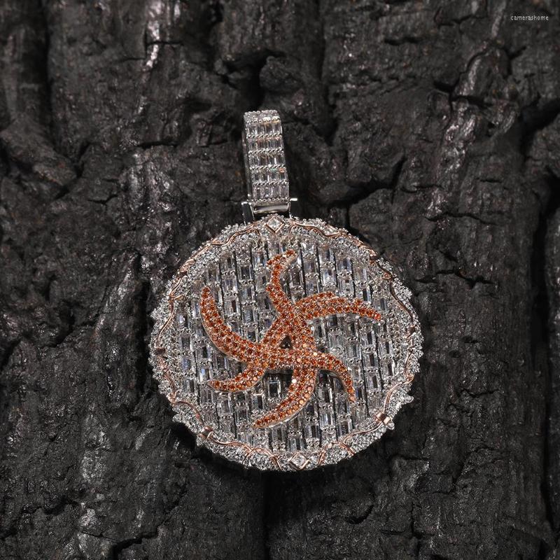 Pendant Necklaces Hip Hop Round Necklace Full Bling Zircon 18k Real Gold Plated Mens Jewelry
Pendant Necklaces Hip Hop Round Necklace Full Bling Zircon 18k Real Gold Plated Mens Jewelry