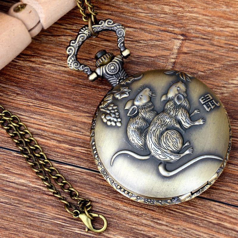 Pocket Watches & Fob Chinese Zodiac Animal Mouse Quartz Vintage Gift For Men/Women, Picture shown
Pocket Watches & Fob Chinese Zodiac Animal Mouse Quartz Vintage Gift For Men/Women, Picture shown