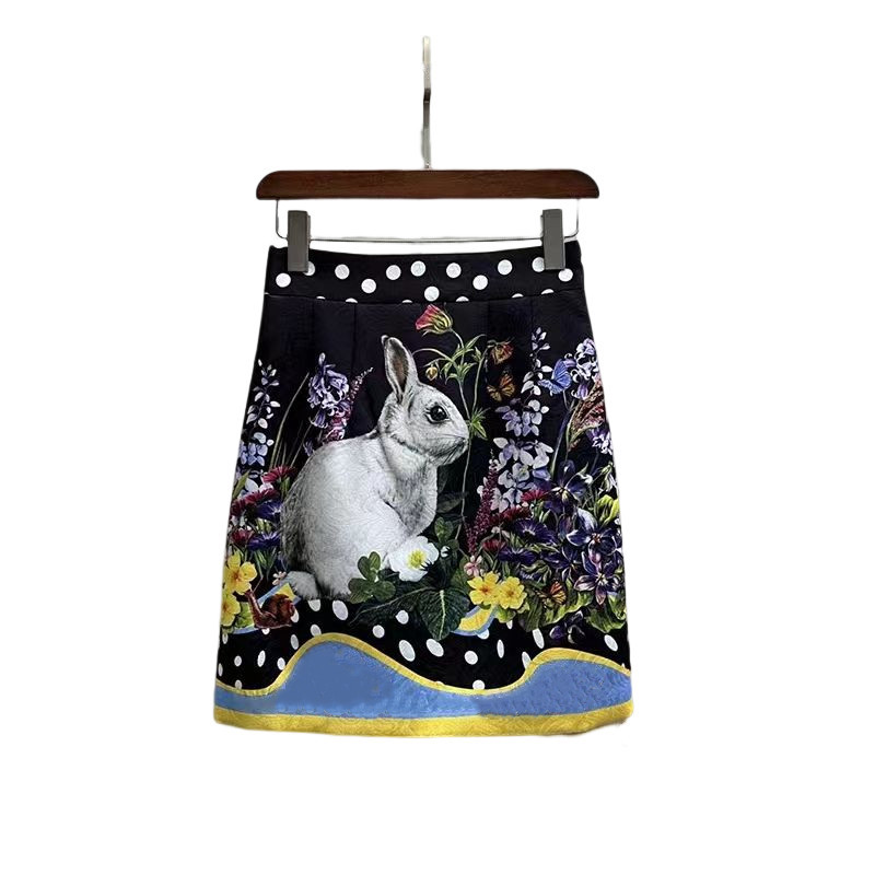 D2023G spring summer new women's short skirt Brand logo fashion sexy Printed skirt Dinner party high-end Bohemian wedding dresses birthday Valentine's day gift, Multi
D2023G spring summer new women's short skirt Brand logo fashion sexy Printed skirt Dinner party high-end Bohemian wedding dresses birthday Valentine's day gift, Multi