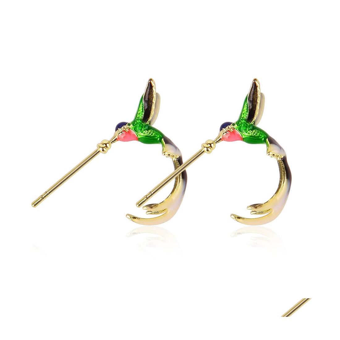Charm Fashion Flying Hummingbird Earrings Pendant Long Tassel Animal Bird Gift Copper Cute Female Earring Drop Delivery Jewelry Ot7Jl
Charm Fashion Flying Hummingbird Earrings Pendant Long Tassel Animal Bird Gift Copper Cute Female Earring Drop Delivery Jewelry Ot7Jl