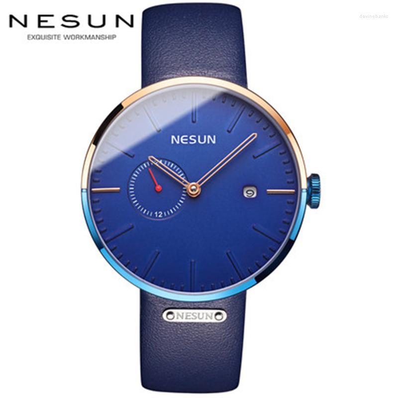 Wristwatches NESUN Watch Business Casual Automatic Mechanical Men's Fashion Simple Sapphire Waterproof Stainless Steel Watches, Steel-rose black
Wristwatches NESUN Watch Business Casual Automatic Mechanical Men's Fashion Simple Sapphire Waterproof Stainless Steel Watches, Steel-rose black
