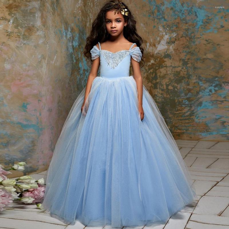 Girl Dresses Sky Blue Flower For Weddings A-line Off The Shoulder Tulle Long First Communion Little, Same as the photo
Girl Dresses Sky Blue Flower For Weddings A-line Off The Shoulder Tulle Long First Communion Little, Same as the photo