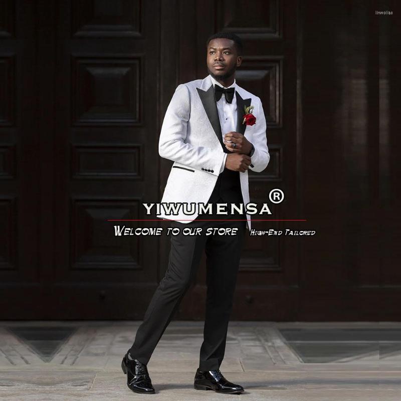 Men's Suits Luxury Man Suit Formal Wedding Tuxedo Groom Men Blazer Sets White Jacquard Coat Black Notched Lapel Vest Pants 3 Pieces Latest, Model 3
Men's Suits Luxury Man Suit Formal Wedding Tuxedo Groom Men Blazer Sets White Jacquard Coat Black Notched Lapel Vest Pants 3 Pieces Latest, Model 3