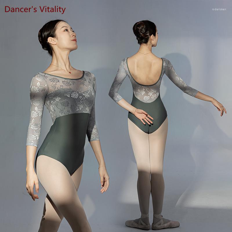 Stage Wear Women Dance Costume Gymnastics Body Ballet Training Clothes Art Examination Long Sleeves Leotards, Black
Stage Wear Women Dance Costume Gymnastics Body Ballet Training Clothes Art Examination Long Sleeves Leotards, Black