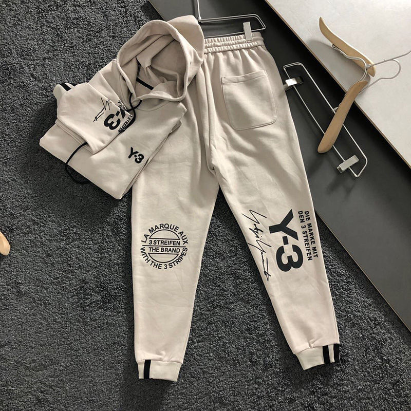 Men Tracksuits Hoodies 2 Piece Set y3 Sports Suit Autumn and Winter Casual Sweater Long Sleeve Trousers, Khaki hoodie
Men Tracksuits Hoodies 2 Piece Set y3 Sports Suit Autumn and Winter Casual Sweater Long Sleeve Trousers, Khaki hoodie