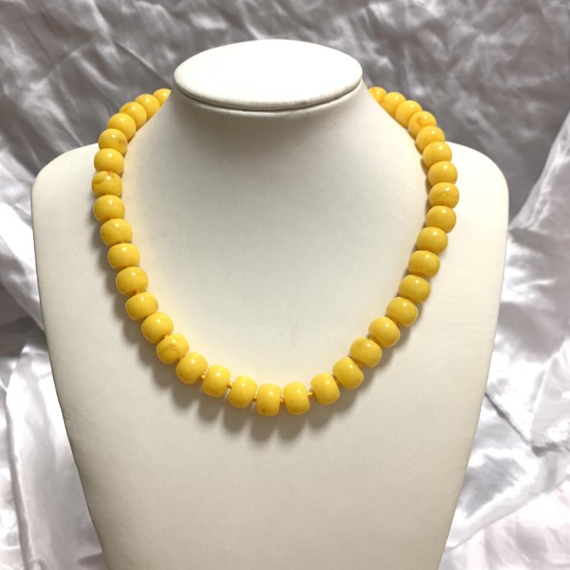 Choker 2023 Trendy Imitation Resin Ambers Necklace Women Temperament Simple Handmade Strand Bead For Jewelry Gift
Choker 2023 Trendy Imitation Resin Ambers Necklace Women Temperament Simple Handmade Strand Bead For Jewelry Gift
