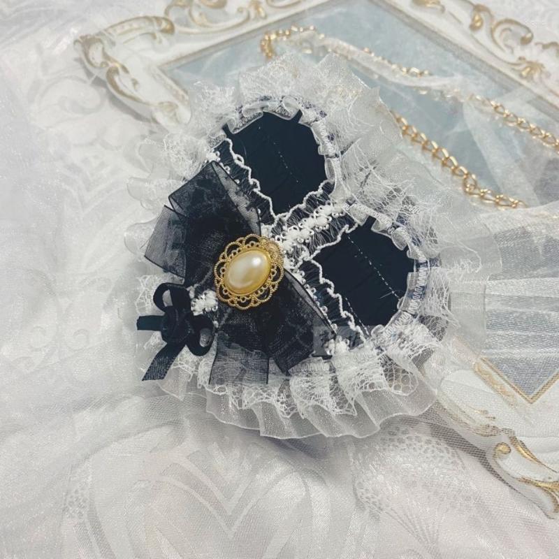 Evening Bags Xiuya Lolita Party Cute Shoulder Bag 2023 Trendyol Lace For Women Kawaii Heart JK Elegant Small Lady Coin Purse, Black
Evening Bags Xiuya Lolita Party Cute Shoulder Bag 2023 Trendyol Lace For Women Kawaii Heart JK Elegant Small Lady Coin Purse, Black