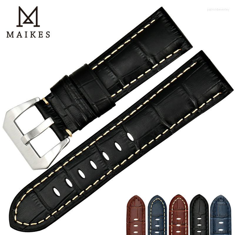 Watch Bands MAIKES Genuine Leather Band 22 24 26mm Watchbands For Strap Accessories Bracelet Wachbands
Watch Bands MAIKES Genuine Leather Band 22 24 26mm Watchbands For Strap Accessories Bracelet Wachbands
