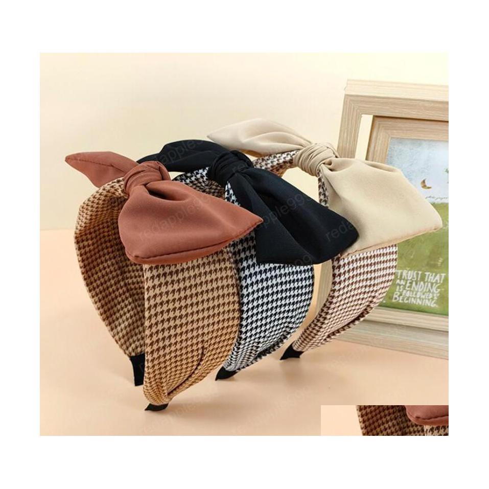 Headbands Fashion Women Big Bowknot Headband Warm Houndstooth Hairband Headwear Hair Accessories Drop Delivery Jewelry Hairjewelry Dhr0S
Headbands Fashion Women Big Bowknot Headband Warm Houndstooth Hairband Headwear Hair Accessories Drop Delivery Jewelry Hairjewelry Dhr0S