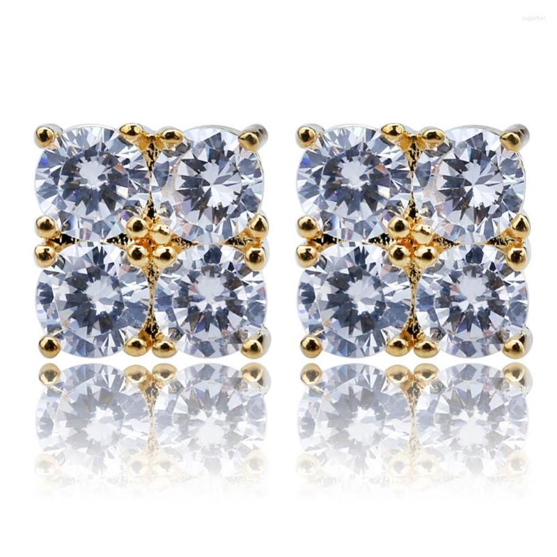 Stud Earrings Hip Hop Gold Silver Color Iced Out 2 Row Cubic Zircon Square With Screw Back Buckle Men Jewelry Gifts
Stud Earrings Hip Hop Gold Silver Color Iced Out 2 Row Cubic Zircon Square With Screw Back Buckle Men Jewelry Gifts