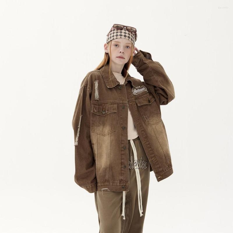 Men's Jackets Vintage Metal Button Brown Coats Woman Winter 2023 Y2k Distressed Denim Couple Clothes Men Clothing Grunge Streetwear, Black
Men's Jackets Vintage Metal Button Brown Coats Woman Winter 2023 Y2k Distressed Denim Couple Clothes Men Clothing Grunge Streetwear, Black