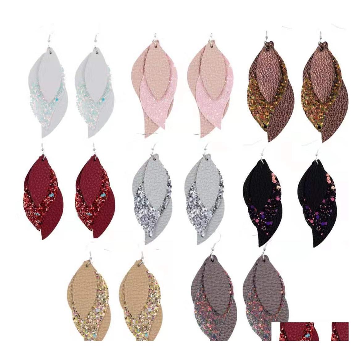 Dangle Chandelier Fashion Jewelry Sequins Mti Layer Pu Leather Earrings Faux Drop Delivery Dhy2V
Dangle Chandelier Fashion Jewelry Sequins Mti Layer Pu Leather Earrings Faux Drop Delivery Dhy2V