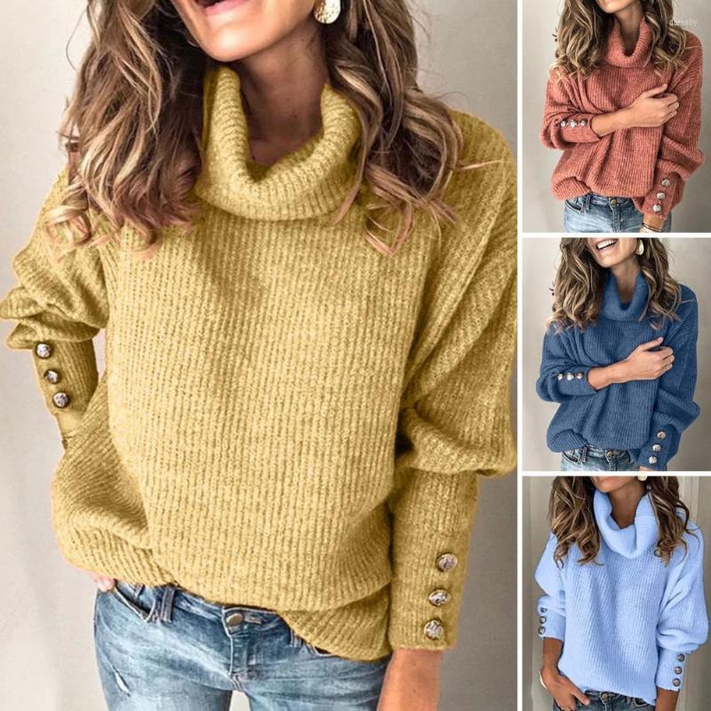 Women' Sweaters Women Winter Top Solid Color Turtleneck Autumn Sweater Casual Knitted Long Sleeves Blouse Loose Neck Protection Female, Blue
Women' Sweaters Women Winter Top Solid Color Turtleneck Autumn Sweater Casual Knitted Long Sleeves Blouse Loose Neck Protection Female, Blue