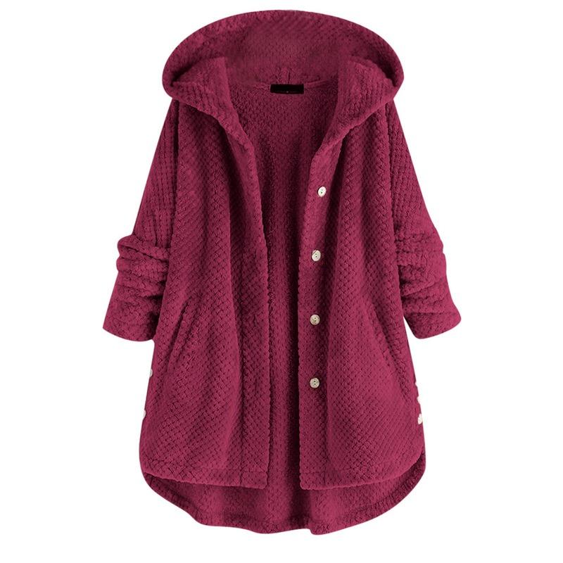 Women' Jackets Warm Loose Jacket Women Fleece Irregular Long Sleeve Button Pocket Cardigan Coat Oversized Solid Fashion HoodedWomen, Black
Women' Jackets Warm Loose Jacket Women Fleece Irregular Long Sleeve Button Pocket Cardigan Coat Oversized Solid Fashion HoodedWomen, Black
