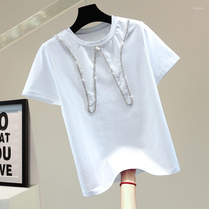 Women' T Shirts Arrival Heart Shape Diamond Stretch Short Sleeve T-shirt Women 2023 Summer Korean Loose Slimming Solid O-Neck Top Basic, Black
Women' T Shirts Arrival Heart Shape Diamond Stretch Short Sleeve T-shirt Women 2023 Summer Korean Loose Slimming Solid O-Neck Top Basic, Black