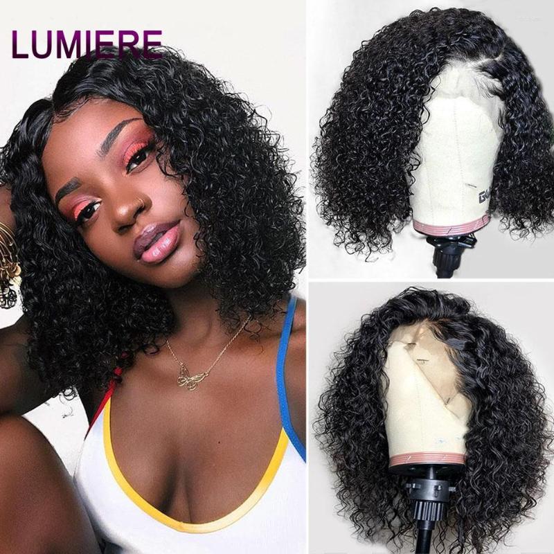 Lace Closure Bob Wigs Kinky Curly Short Human Hair 150 180 Density For Women, Picture shown
Lace Closure Bob Wigs Kinky Curly Short Human Hair 150 180 Density For Women, Picture shown