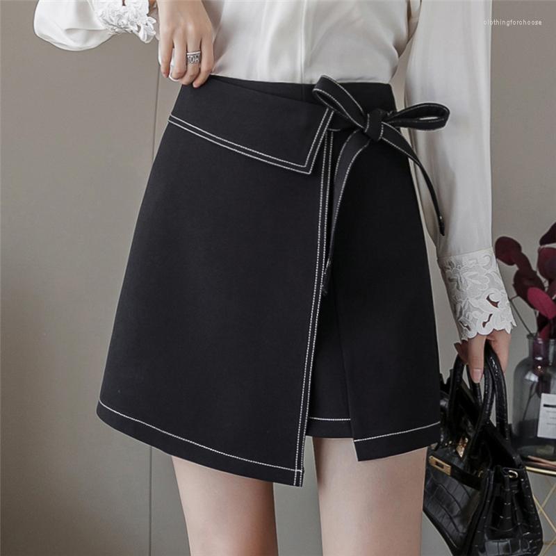 Skirts Fashion Lace-up High Waist Women Skirt Summer Chic Irregular A-line Mini Female Casual Short Black/White
Skirts Fashion Lace-up High Waist Women Skirt Summer Chic Irregular A-line Mini Female Casual Short Black/White