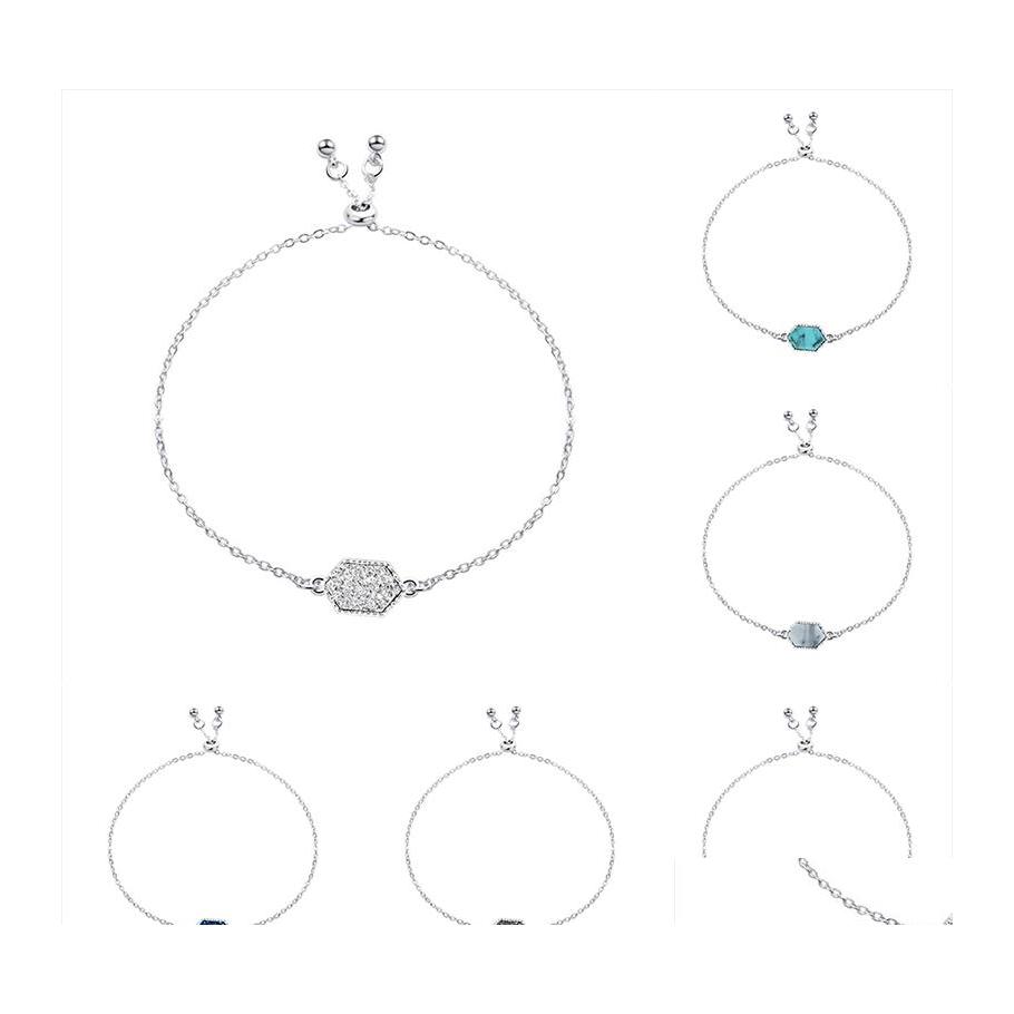 Charm Bracelets Druzy Stone Bracelet 8 Colors Geometric Shape Natural Gold Sier Chains Wrap Adjustable Bangle For Women Luxury Drop Otnom
Charm Bracelets Druzy Stone Bracelet 8 Colors Geometric Shape Natural Gold Sier Chains Wrap Adjustable Bangle For Women Luxury Drop Otnom