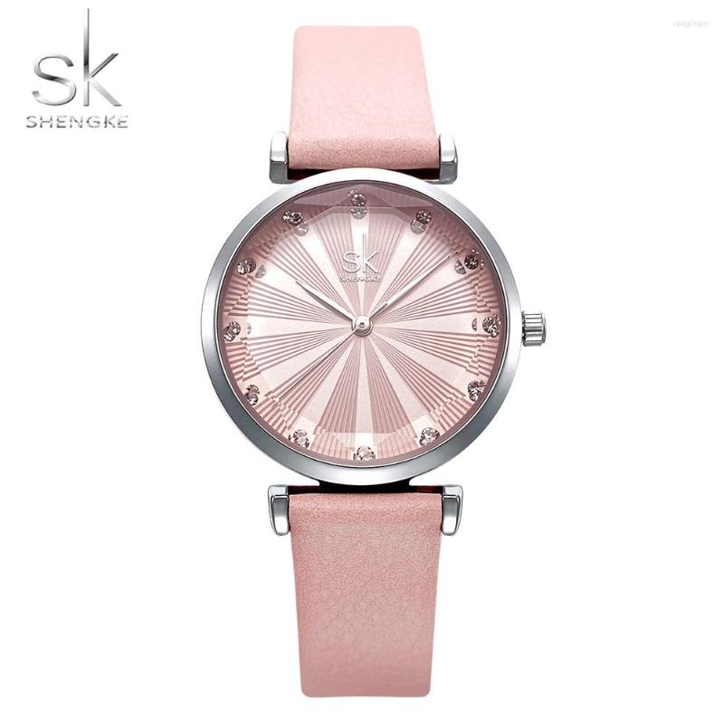 Wristwatches Fashion Women Leather Watch Rhinestone Unique Casual Business Quartz Wristwatch Waterproof Diamond Glass SHENGKE Elegant Clock, Blue
Wristwatches Fashion Women Leather Watch Rhinestone Unique Casual Business Quartz Wristwatch Waterproof Diamond Glass SHENGKE Elegant Clock, Blue