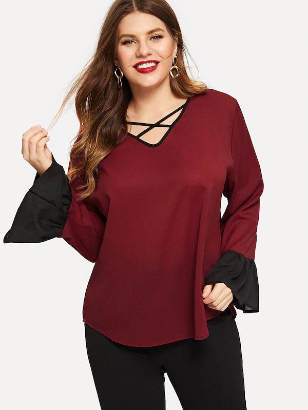 Women's T Shirts Plus Size 5XL XXXXL Shirt Women 2023 Summer Loose T-Shirts Casual Chiffon V-Neck Tshirt Tops For, Winered
Women's T Shirts Plus Size 5XL XXXXL Shirt Women 2023 Summer Loose T-Shirts Casual Chiffon V-Neck Tshirt Tops For, Winered