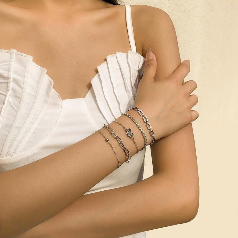 Charm Bracelets Bohemian Rhinestone Butterfly Set For Women Fashion Gold Color Chain Bracelet On Hand Female Trend Party Jewelry 2023
Charm Bracelets Bohemian Rhinestone Butterfly Set For Women Fashion Gold Color Chain Bracelet On Hand Female Trend Party Jewelry 2023