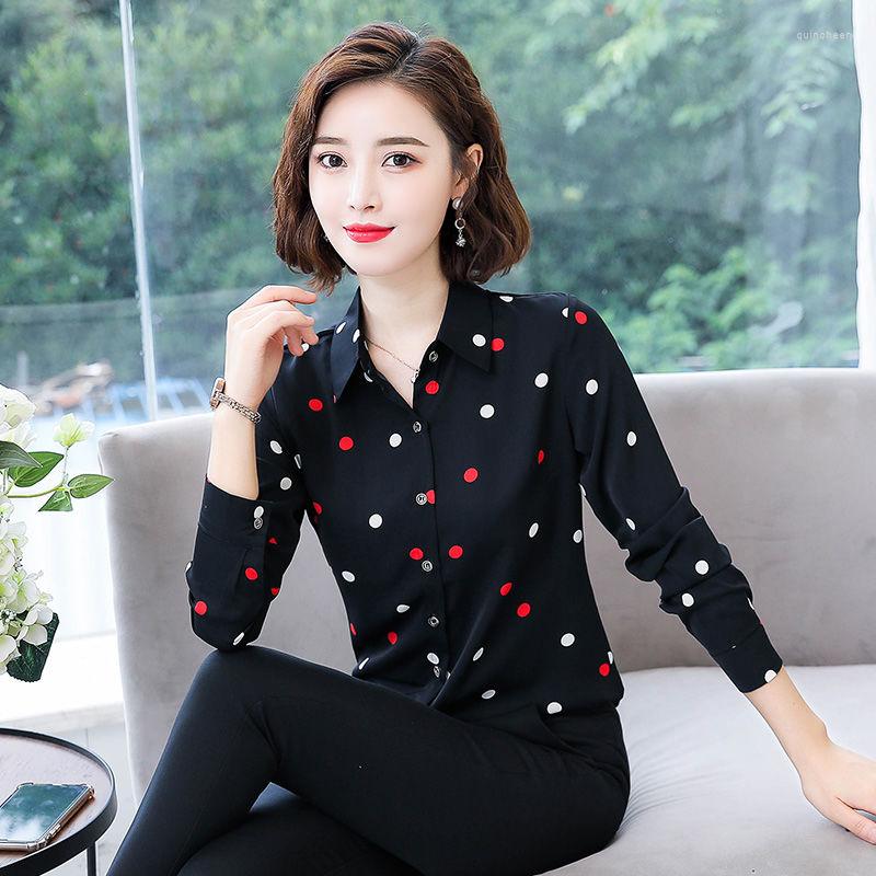 Women's Blouses Women Blouse Polka Dot Printed Shirt Women's Long-Sleeved Autumn Season Chiffon Top Blusas Ropa De Mujer, 3596-red
Women's Blouses Women Blouse Polka Dot Printed Shirt Women's Long-Sleeved Autumn Season Chiffon Top Blusas Ropa De Mujer, 3596-red