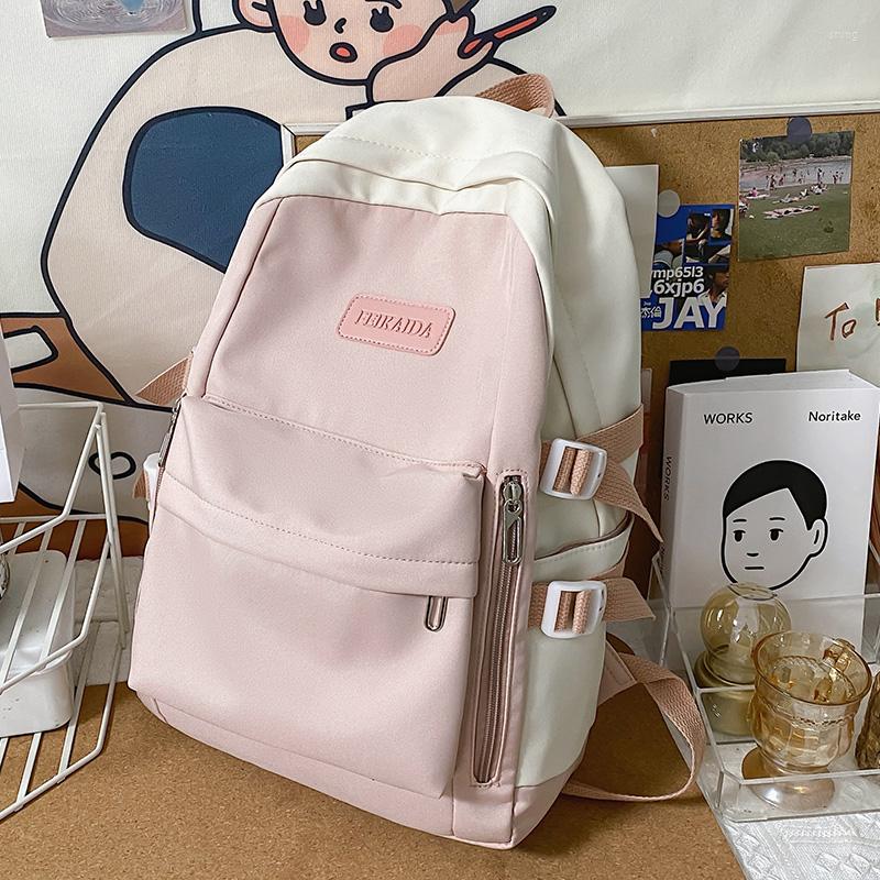 Backpack Schoolbag Female High School Fashion Color Sen Department Day Light College Students, Pink
Backpack Schoolbag Female High School Fashion Color Sen Department Day Light College Students, Pink