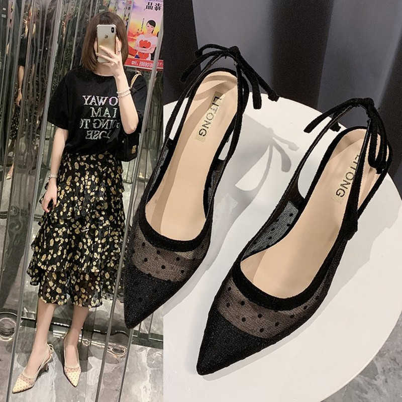 Dress Shoes 2022 summer new pointed women's shoes fashion medium heel polka dot high heels thin heel bun party sandals G230203, Beige
Dress Shoes 2022 summer new pointed women's shoes fashion medium heel polka dot high heels thin heel bun party sandals G230203, Beige