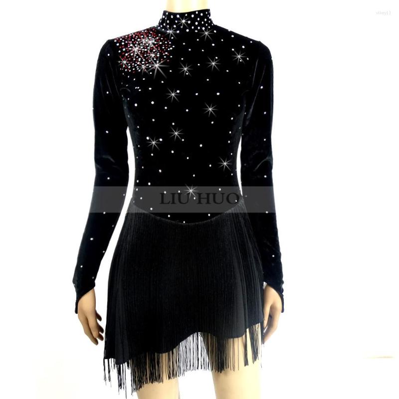 Stage Wear LIUHUO Customize Women Girl Adult Performance Gymnastics Competition Leotard Costumes Ice Figure Skating Dress Black Dance Teen
Stage Wear LIUHUO Customize Women Girl Adult Performance Gymnastics Competition Leotard Costumes Ice Figure Skating Dress Black Dance Teen