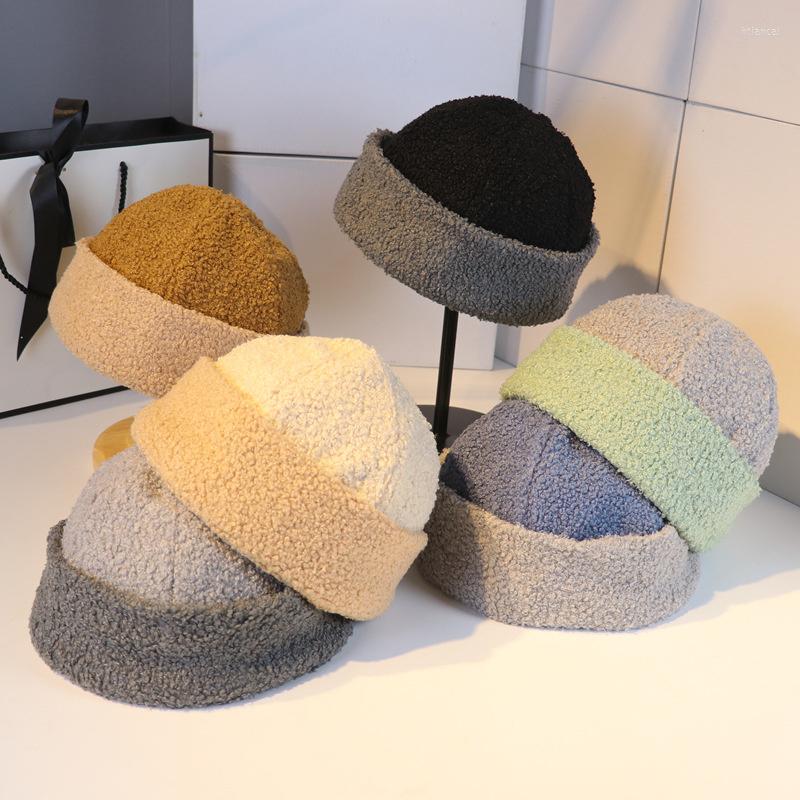 Berets Lamb Cashmere Landlord Hat Women Men Beanie Winter Retro Brimless Baggy Melon Cap Beanies Hats Docker Gorro, Black
Berets Lamb Cashmere Landlord Hat Women Men Beanie Winter Retro Brimless Baggy Melon Cap Beanies Hats Docker Gorro, Black