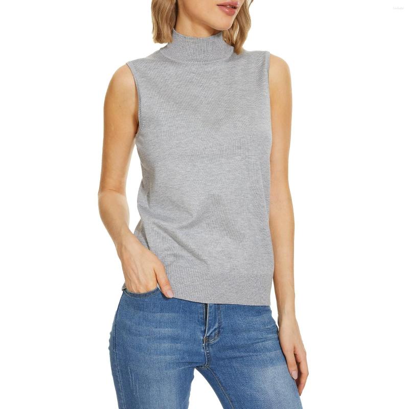 Women' Tanks Solid Color Women Sleeveless Turtleneck Tank Tops For Sweater Knit Soft Basic Vest Harajuku Lightweight, Gy
Women' Tanks Solid Color Women Sleeveless Turtleneck Tank Tops For Sweater Knit Soft Basic Vest Harajuku Lightweight, Gy
