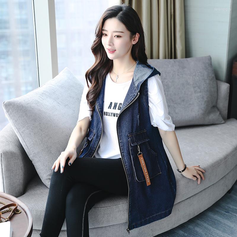 Women' Vests Femme 2023 Spring Autumn Women Mid-Length Denim Vest Fashion Embroidery Long Sleeveless Female Waistcoat Top Quality, Blue
Women' Vests Femme 2023 Spring Autumn Women Mid-Length Denim Vest Fashion Embroidery Long Sleeveless Female Waistcoat Top Quality, Blue