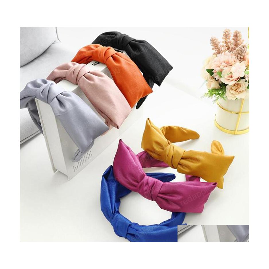 Headbands Fashion Women Headband Wide Side Big Bowknot Hairband Solid Color Casual Headwear For Adt Hair Accessories Drop Delivery J Dhvkf
Headbands Fashion Women Headband Wide Side Big Bowknot Hairband Solid Color Casual Headwear For Adt Hair Accessories Drop Delivery J Dhvkf