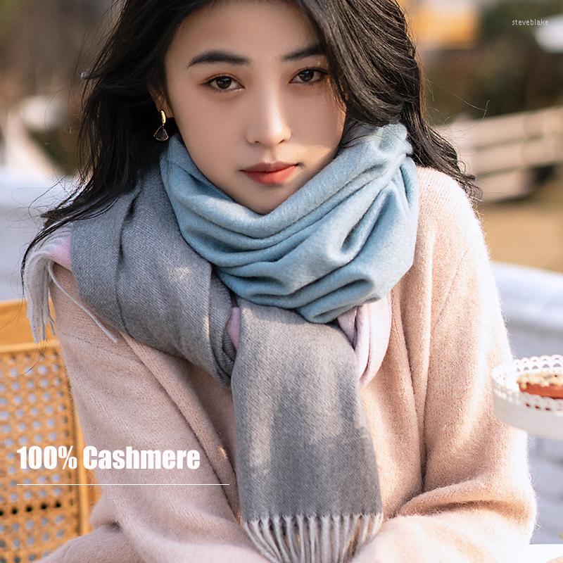 Scarves Winter Cashmere Women's Scarf Gradient Shawls Pashmina Ladies Pure Neck Luxury Warm Stole Foulard Femme
Scarves Winter Cashmere Women's Scarf Gradient Shawls Pashmina Ladies Pure Neck Luxury Warm Stole Foulard Femme