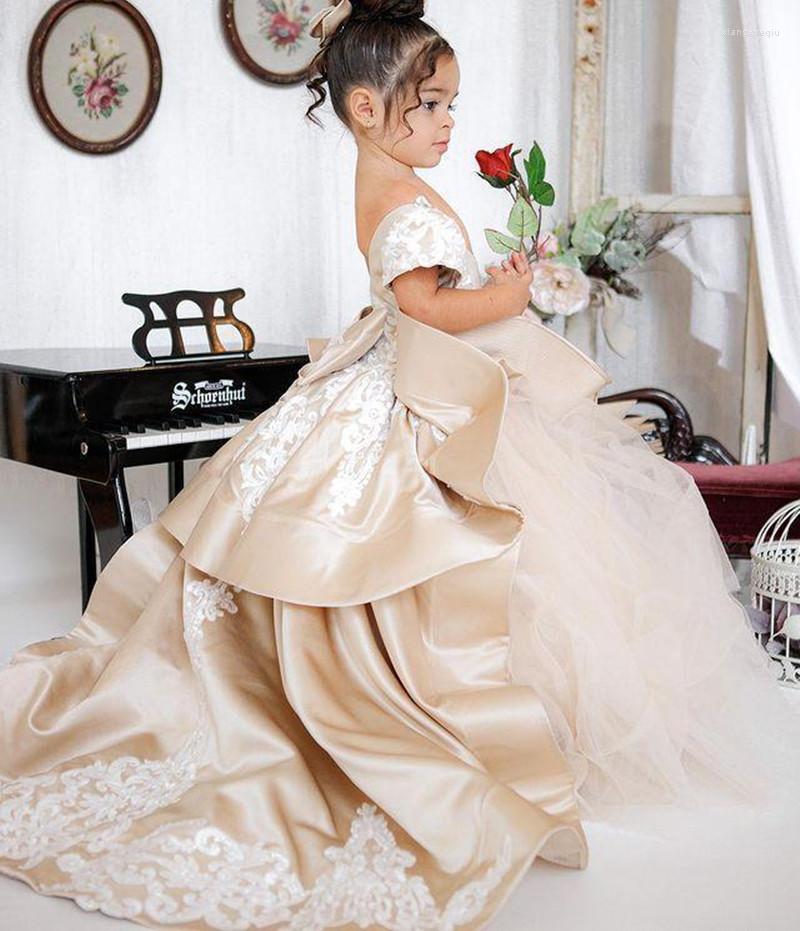 Girl Dresses Princess Champagne Lace Flower Girls For Weddings Ball Gown Bow Knot Sexy V Neck Open Back Pageant Long Party Dress Kids, Black
Girl Dresses Princess Champagne Lace Flower Girls For Weddings Ball Gown Bow Knot Sexy V Neck Open Back Pageant Long Party Dress Kids, Black