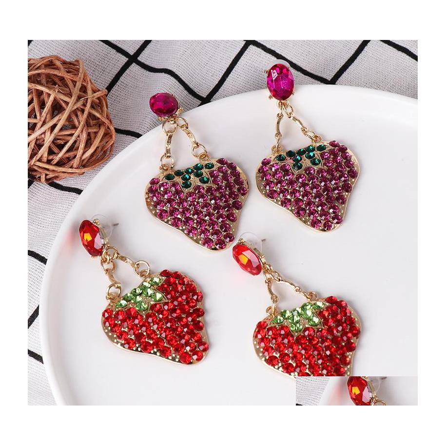 Dangle Chandelier Fashion Jewelry Elegant Exaggerated Stberry Earrings Crystal Rhinstone Stud Drop Delivery Dhupt 
Dangle Chandelier Fashion Jewelry Elegant Exaggerated Stberry Earrings Crystal Rhinstone Stud Drop Delivery Dhupt