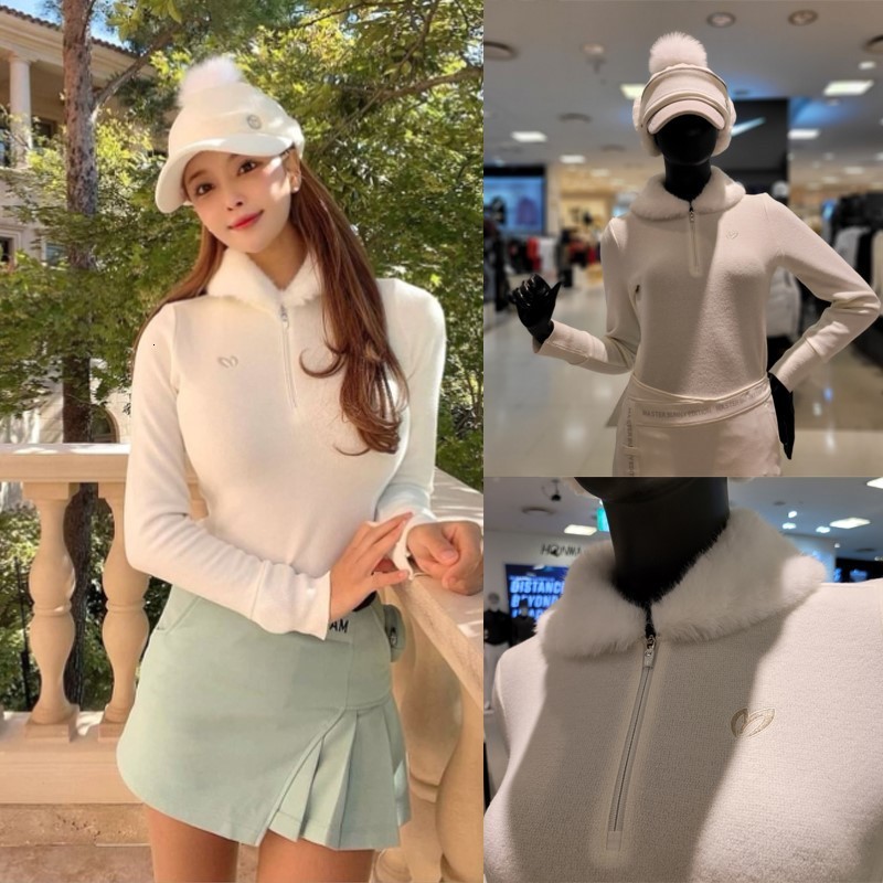 Outdoor TShirts Golf clothes Womens wool collar thin velvet warm shirt plush long sleeve bottoming top 230203, Khaki
Outdoor TShirts Golf clothes Womens wool collar thin velvet warm shirt plush long sleeve bottoming top 230203, Khaki